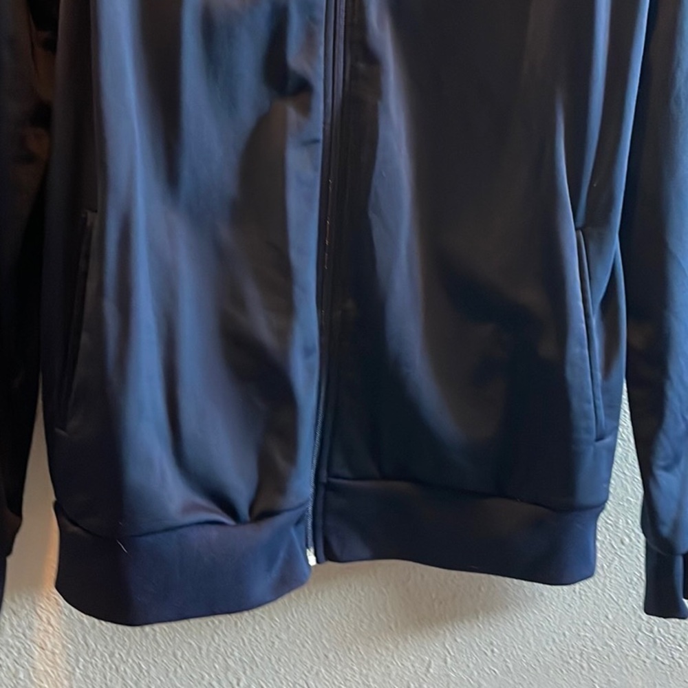 Sergio Tacchini Vintage Navy & Red Zip Sweatshirt - Picture 6 of 10